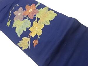 花葉模様織出し名古屋帯